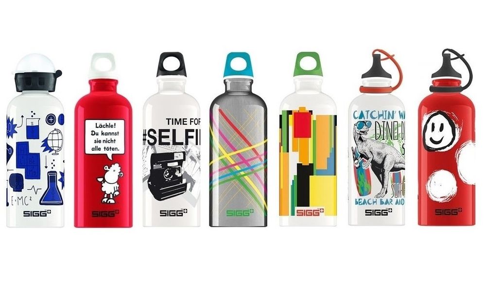 Sigg Trinkflasche Travel Boy Shanghai, 0.4 Liter, Rot – Kindgerecht & Auslaufsicher