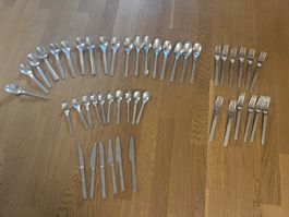 Besteckset Edelstahl – ca. 45-teilig