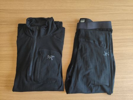 Arc'teryx Satoro AR Baselayer Set, M, Merinowolle