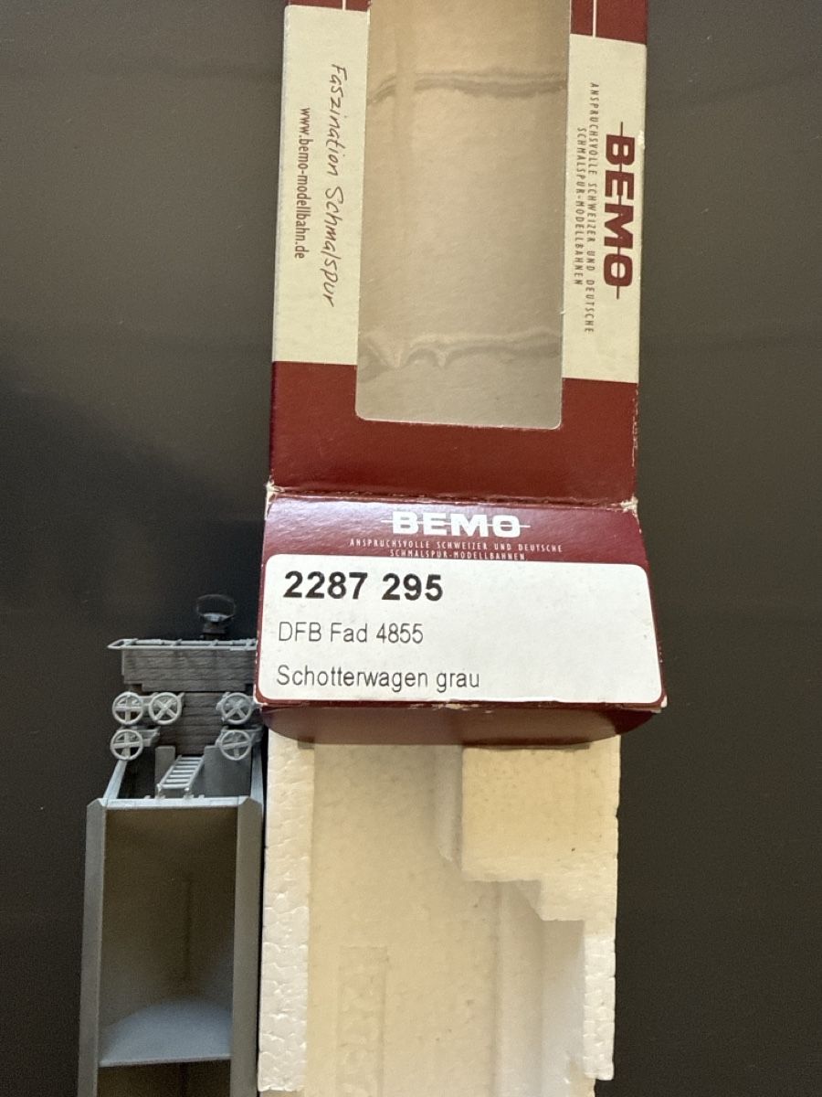Bemo Modelleisenbahnen: Bemo DFB/RhB Schotterwagen – Gebraucht aus Thusis von Jasmin1991995 1
