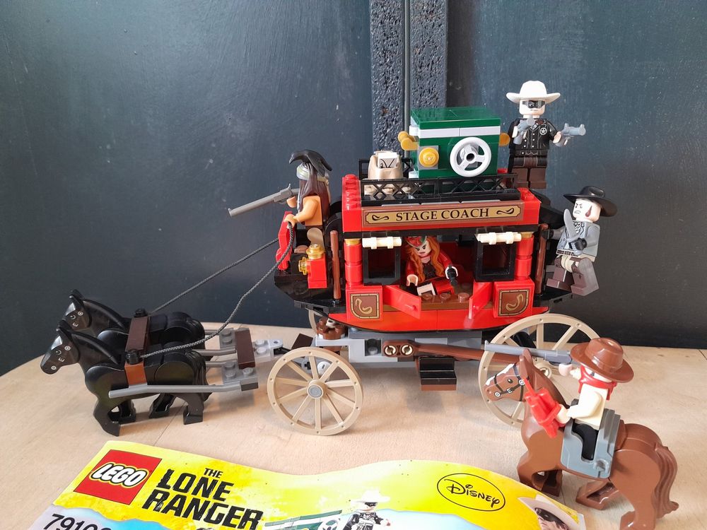 Lego 79108 Lone Ranger Stagecoach Escape Western Indianer (Gebraucht ...