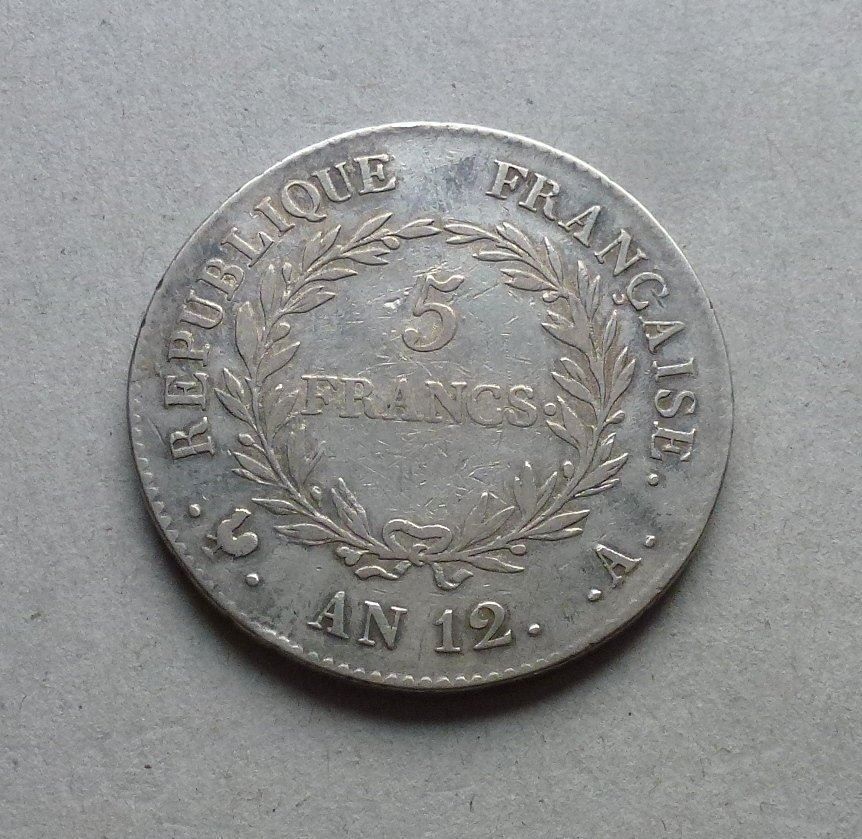 Tutti le monete: Frankreich ++ 5 Francs AN 12 A – Usato da Walkringen venduto da Casablanca777 1