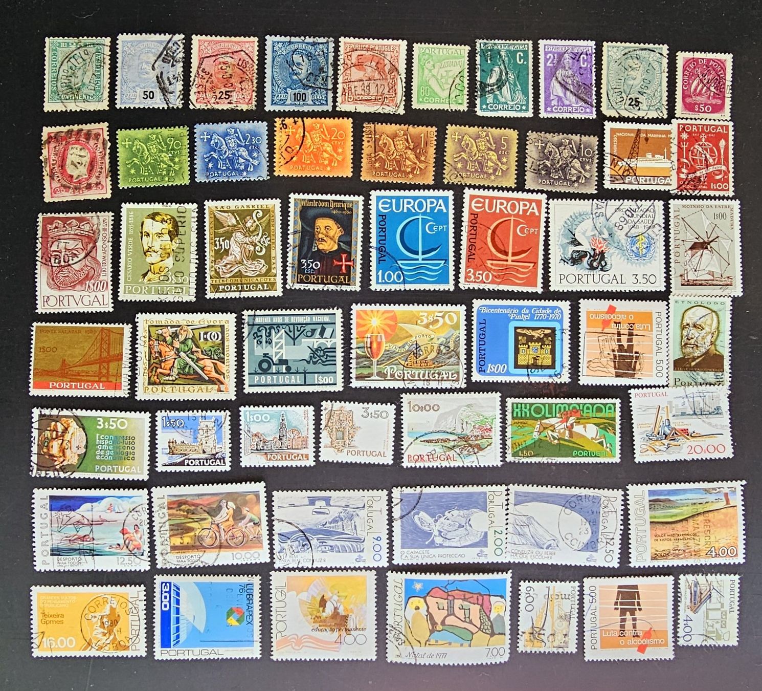 Alle Briefmarken: PORTUGAL COLLECTION SAMMLUNG GEBRAUCHT – Gebraucht aus Düdingen von Quartierstrasse