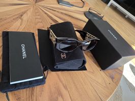 Chanel Sonnenbrille, neuwertig, mit Etui & Box, Sommer