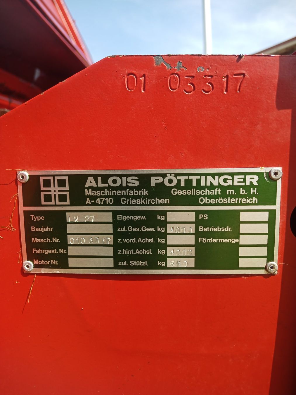 Tutte le macchine: Pöttinger  Ladewagen  top III – Usato da Meisterschwanden venduto da jomaer 7