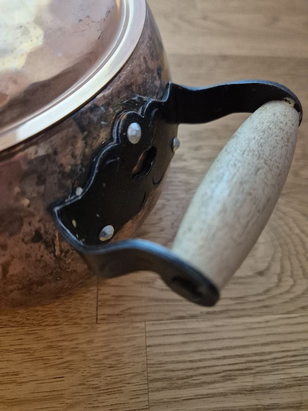 Stöckli Padelle: Schöner Kupfertopf 13cm Durchmesser – Usato da Trogen venduto da same4you 3