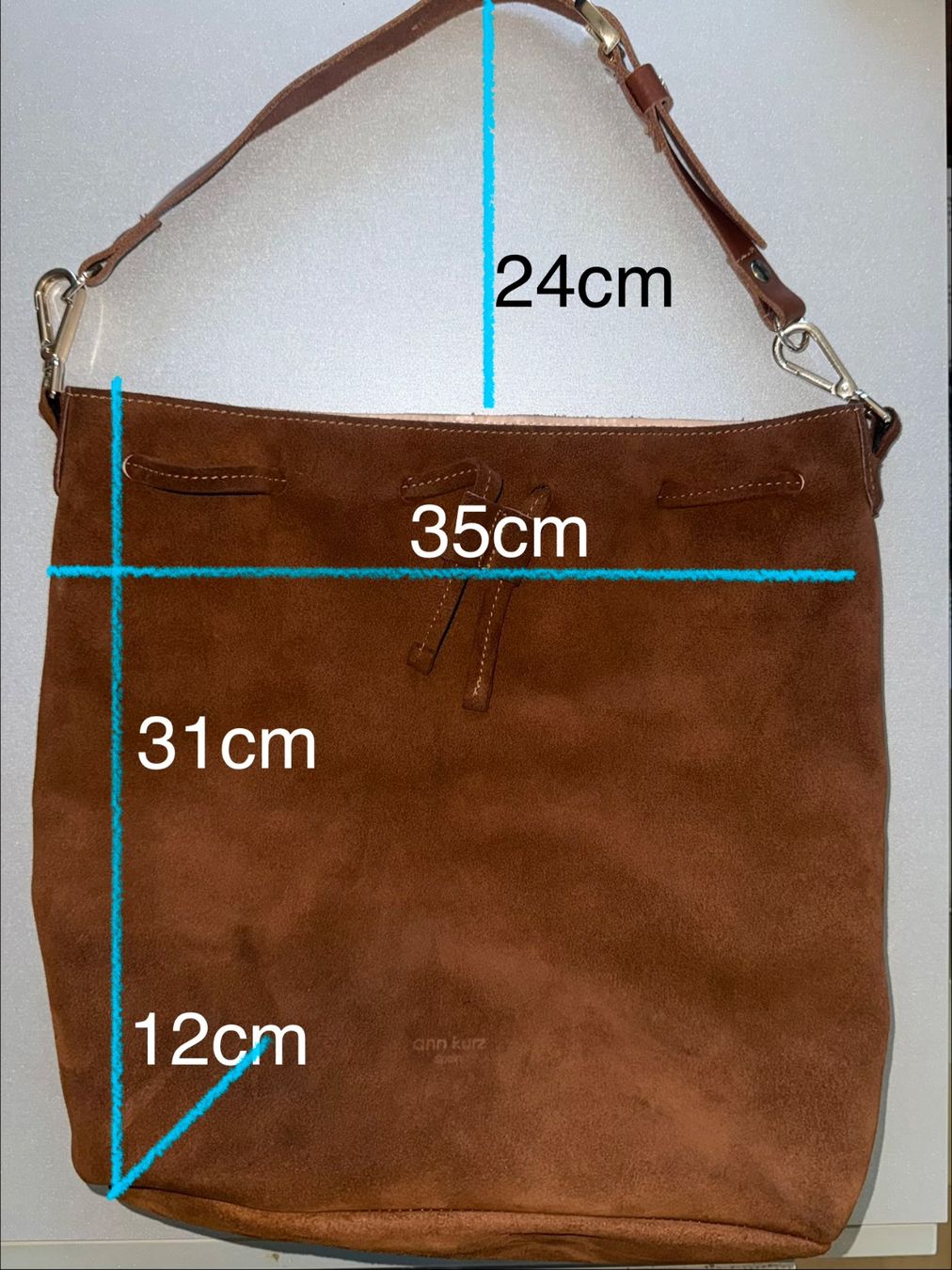 Borse da donna: Tasche aus echtem Wildleder Ann Kurz – Usato da Buchrain venduto da nat_pl5p 8
