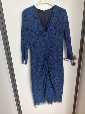 Pinko Spitzenkleid Gr. 40, dunkelblau, festlich, Top! (53)