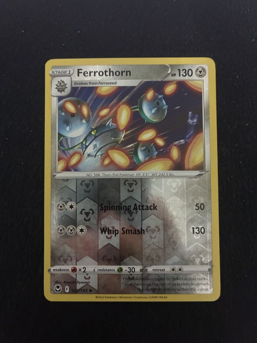 Pokémon Sammelbilder & Trading cards: SILVER TEMPEST # 122 FERROTHORN – Neu (gemäss Beschreibung) aus Taverne von YOHISTORE