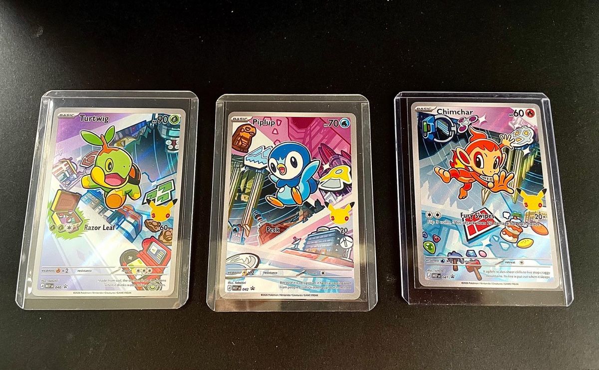 Pokémon Sammelbilder & Trading cards: Pokemon First Partner: Turtwig Piplup Chimchar Set EN – Neu (gemäss Beschreibung) aus Siebnen von Rem_zi