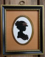 antike Silhouetten Malerei Miss Mary von Enid Elliot Lindner