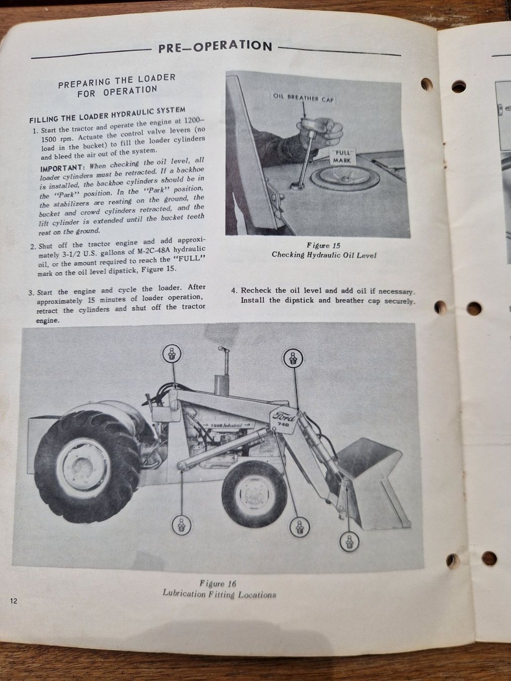 Ford Trattori: Original Ford Oldtimer Traktor Frontlader Montage Anleitung – Usato da Dürnten venduto da Bachtel84 5