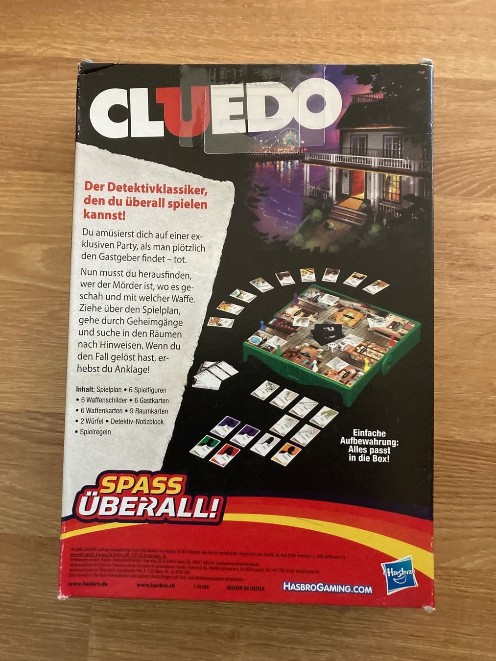 Hasbro Giochi: Cluedo Reisespiel – Nuovo e nell'imballaggio originale da Emmenbrücke venduto da JJ_89 1