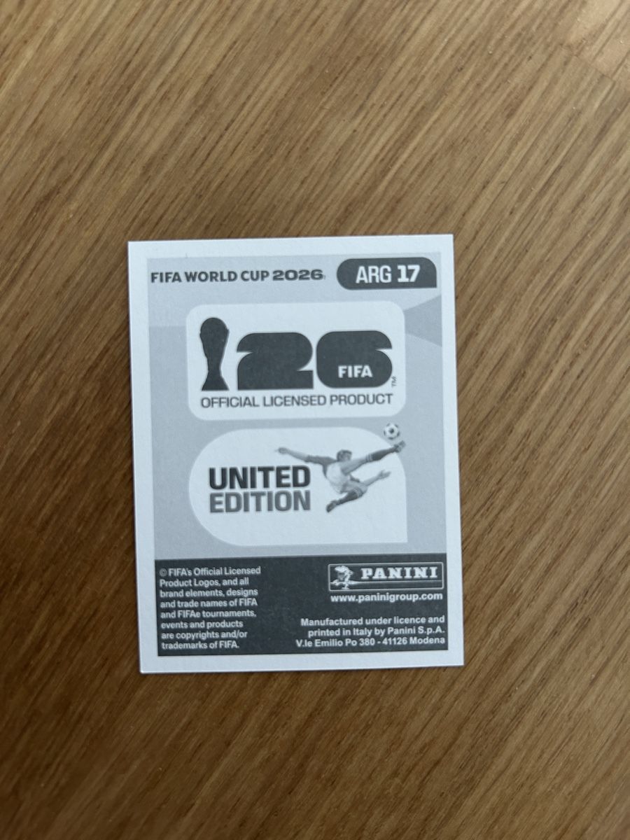 Panini Carte collezionabili: Panini WM 2026 Sticker Messi ARG17 – Nuovo e nell'imballaggio originale da Arbon venduto da blackmonkey 1