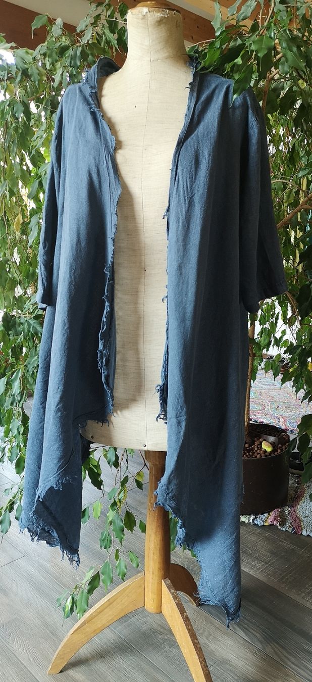 Giacche: Surchemise 100% lin, manches 3/4, taille L – Usato da Fresens venduto da nat_n8xd 4