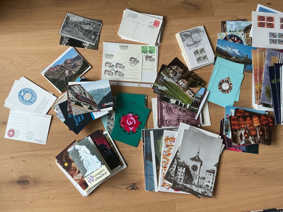 Tutti i francobolli: Grosse Sammlung Ansichtskarten Briefmarken gemischt – Usato da Glarus venduto da die_5yzq 1