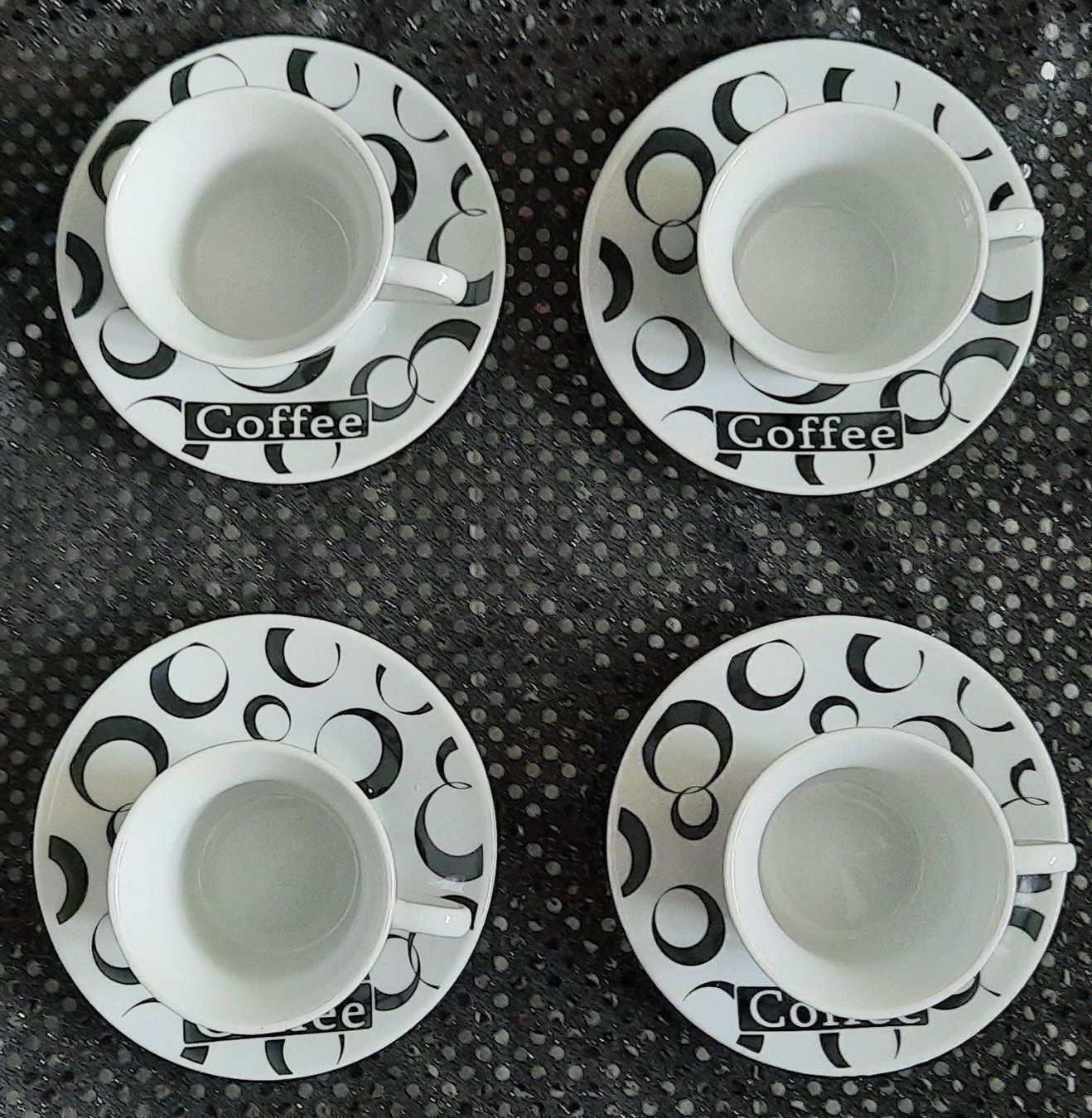 Tassen: COFFEE Vintage Espresso Tassen + Teller – Neu (gemäss Beschreibung) aus Seuzach von VT-Collections2 1