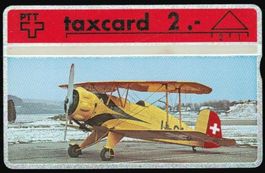Taxcard 106D_14359 Flugzeug Fliegermuseum ungebraucht