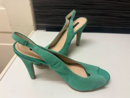 24. Escarpins vert d’eau à vendre