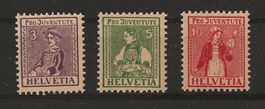 Serie Pro Juventute 1917 Postfrisch ** ohne Falz  !!