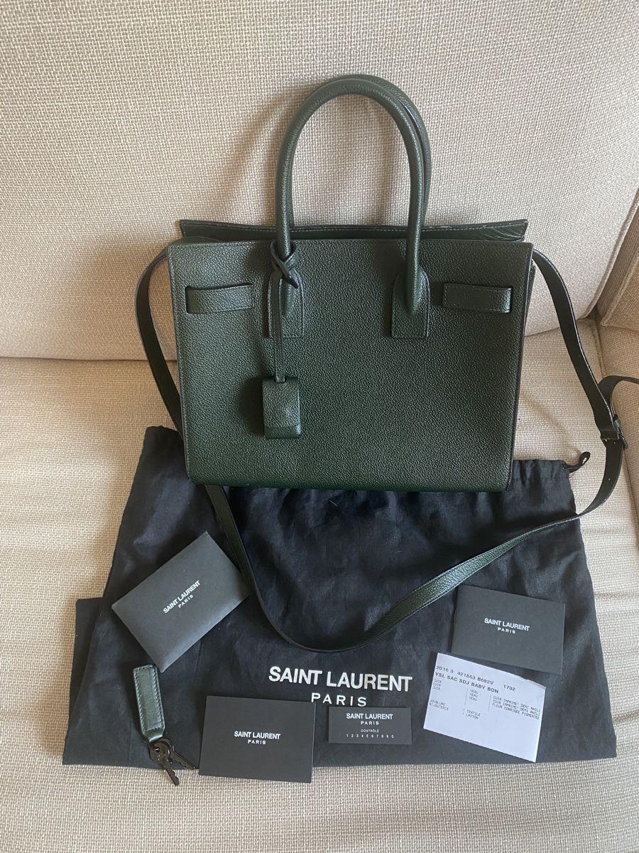 Saint Laurent Sacs femmes: Saint Laurent Sac de Jour leather handbag – D'occasion à Mies par nic_yk5d