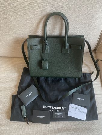 Saint Laurent Sac de Jour leather handbag