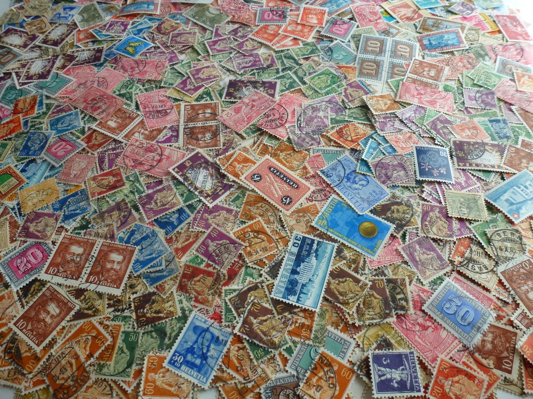 Alle Briefmarken: ++X-Tausend Briefmarken Schweiz ab Strubel – Gebraucht aus Walkringen von Casablanca777 7