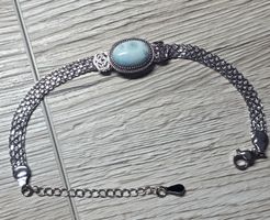 ✨ Larimar Armband aus Edelstahl ✨🌊A