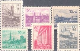 Estland Besetzung 2.WK Wiederaufbau aus 1941, ganze Serie **