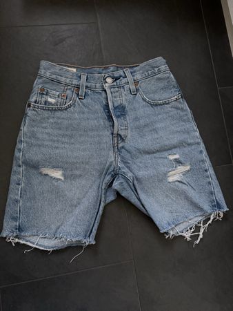 Levis Jeans Shorts blau