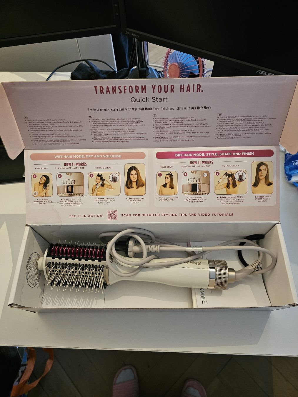 Sèche-cheveux: Warmluftbürste Shark SmoothStyle gebraucht – D'occasion à Zürich par SelinaA.