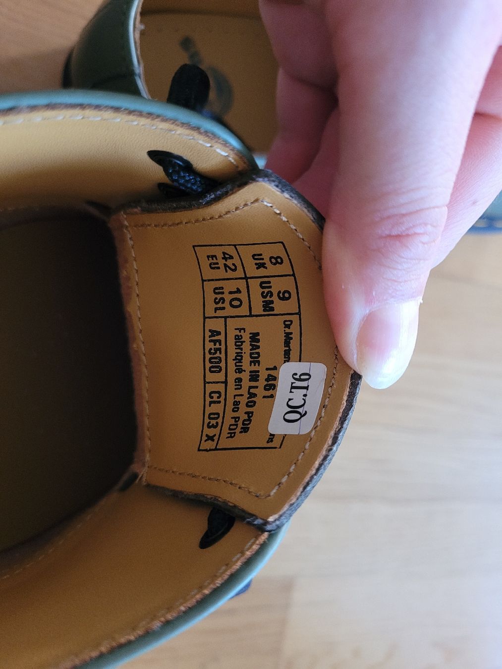 Dr. Martens Scarpe da uomo: Dr. Martins 1461 Khaki Green – Nuovo e nell'imballaggio originale da Ostermundigen venduto da nad_y9mv 4