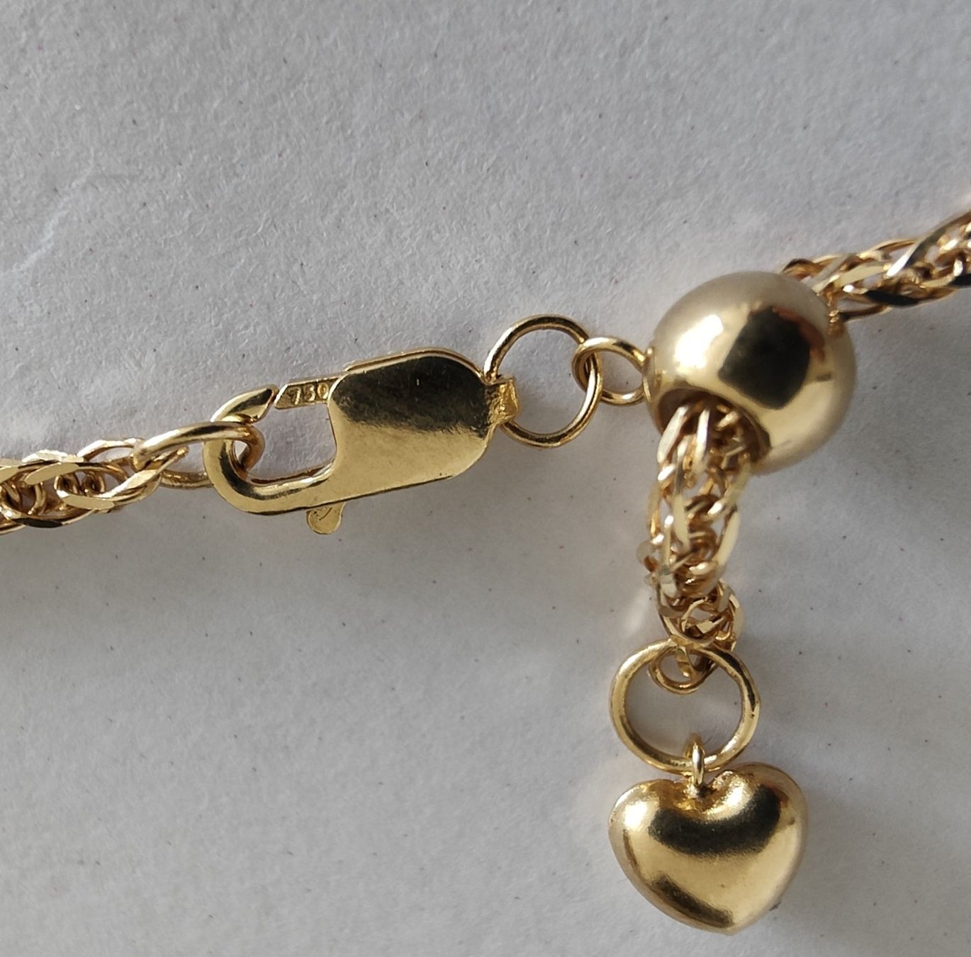Ketten: Halskette, 18k Gold, ca. 86cm – Gebraucht aus Rümlang von 21f 3