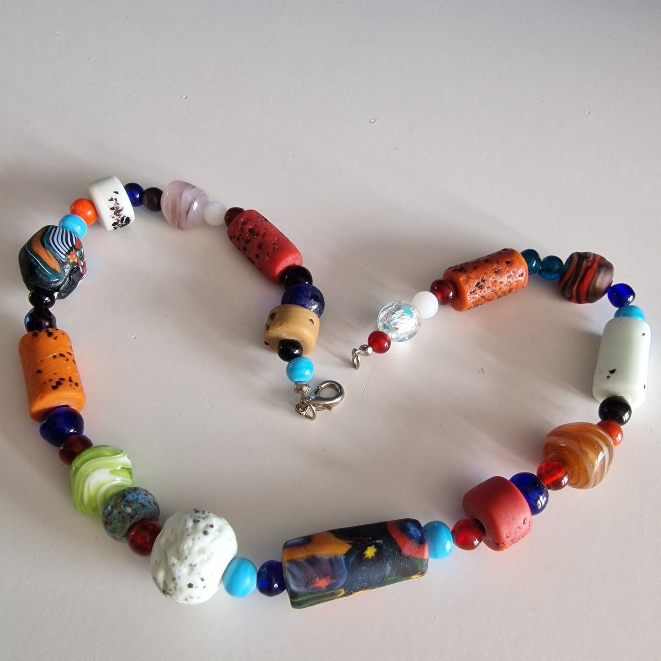 Murano Bicchieri: Alte Millefiori-Halskette, Muranoglas – Usato da Birr venduto da sen_8djr 7