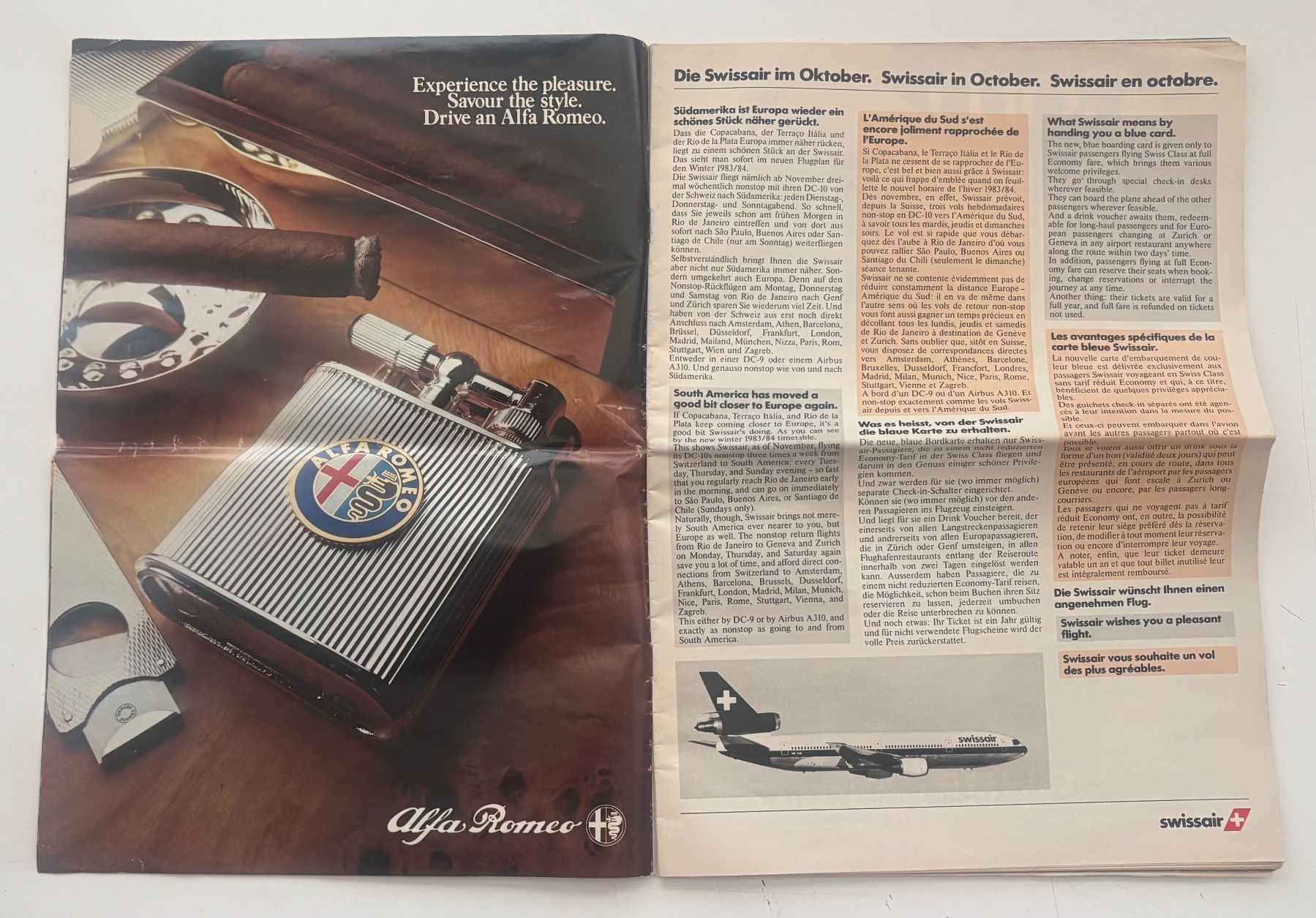 Riviste & Magazine: Swissair Gazette Octobre 1983 – Usato da Neuchâtel venduto da gefdeneuch 4