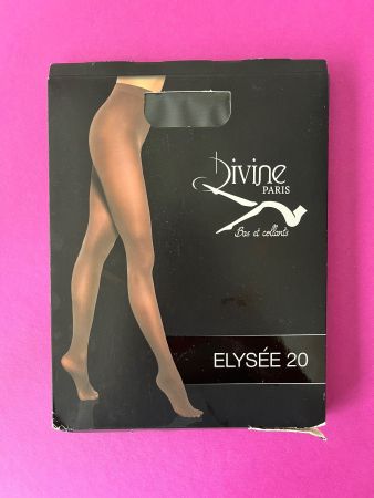 Strumpfhose Élysée 20, Divine Paris, Grösse M, Schwarz