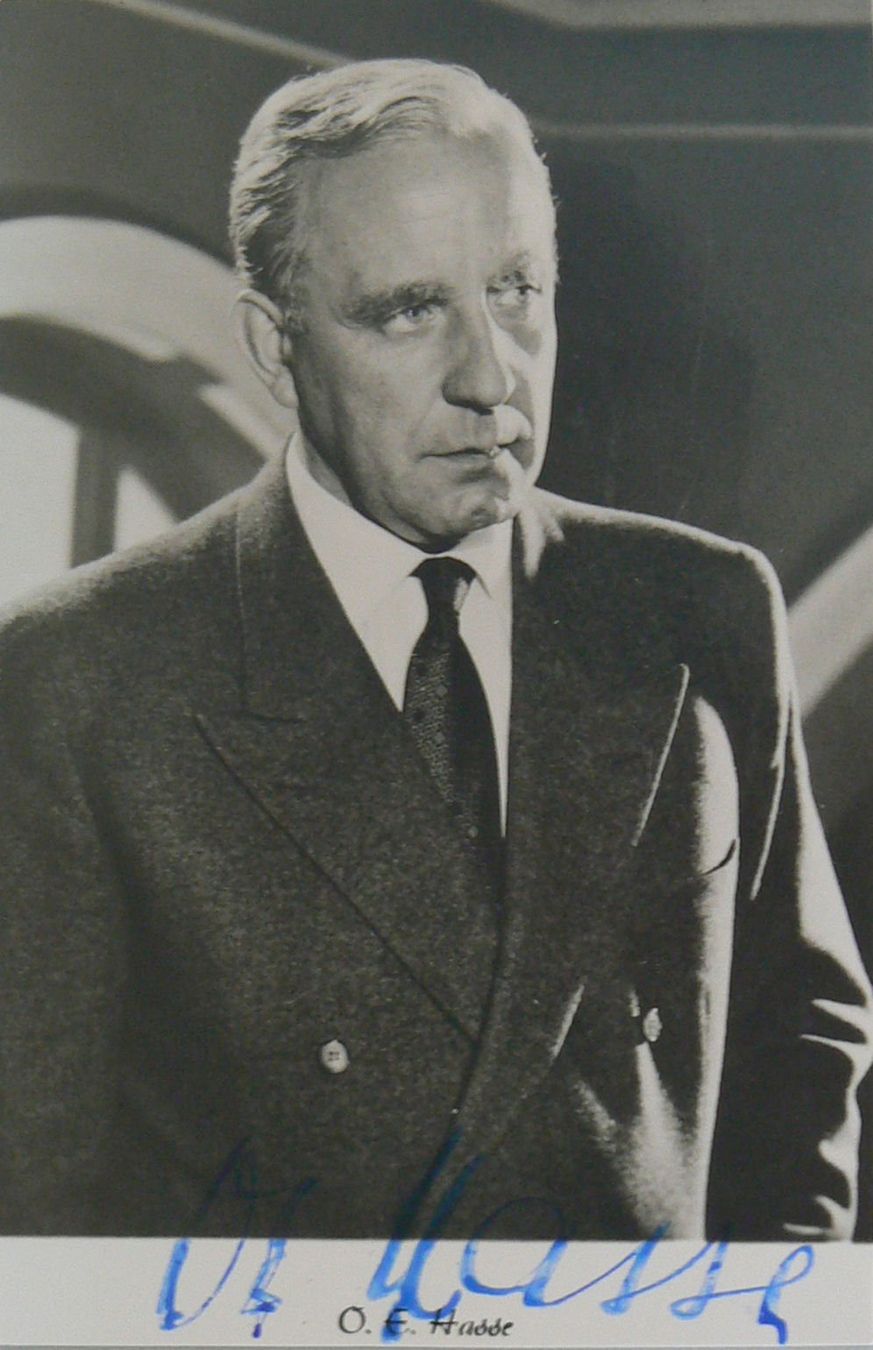 Autogramme: O. E. Hasse (1903-1978) Schauspieler - Autogramm  CANARIS – Gebraucht aus Dietikon von cyranos.ch