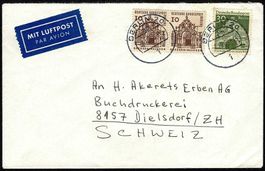 1966_BRD-Luftpost-Brief - Berlin 20 nach 8157 Dielsdorf ZH