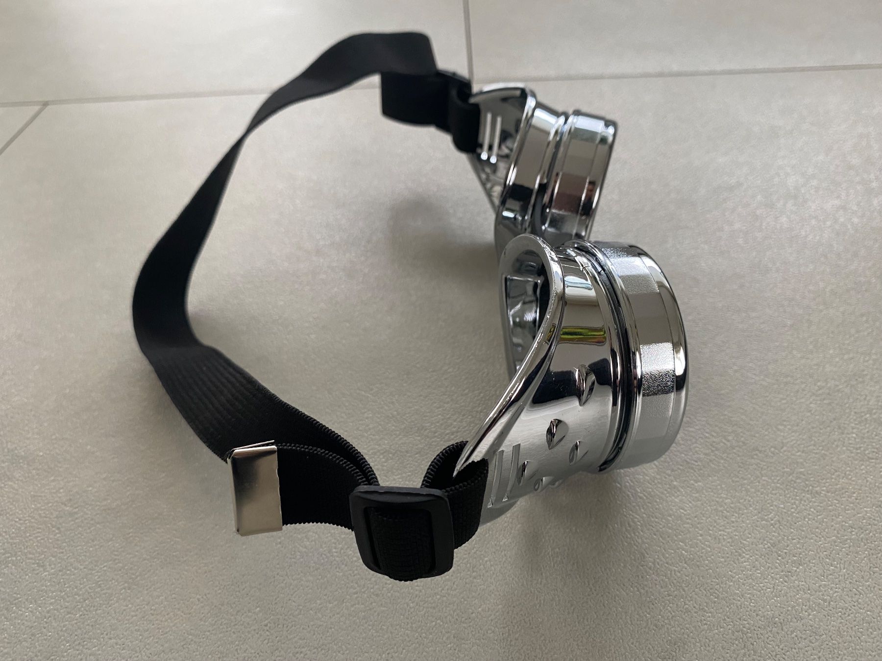 Brillen & Gläser: Steam Punk Brille Silber – Neu und originalverpackt aus Spreitenbach von Brockiland-Flohmarkt 3