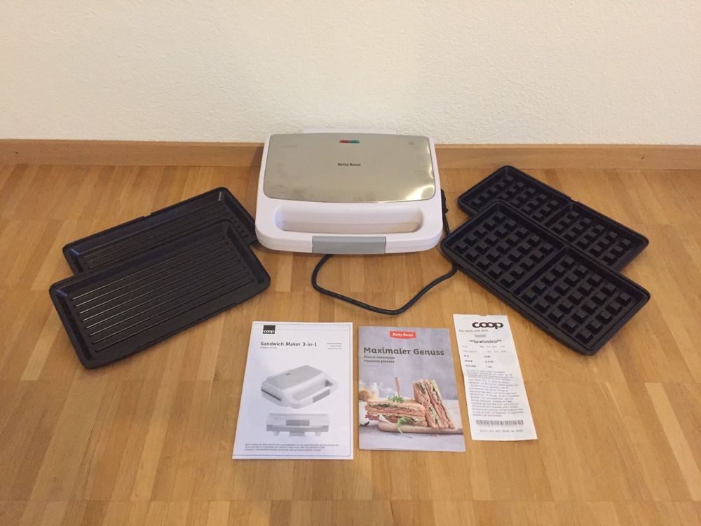 Betty Bossi Sandwich Maker 3 in1 Acheter sur Ricardo