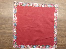 Taschentuch Motiv Blumen