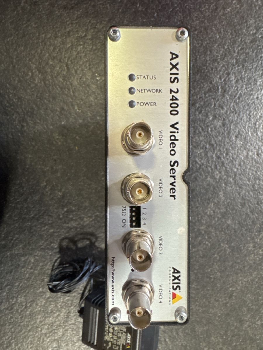 Server: Serveur vidéo AXIS 2400 avec alimentation – Usato da Aigle venduto da absak 1