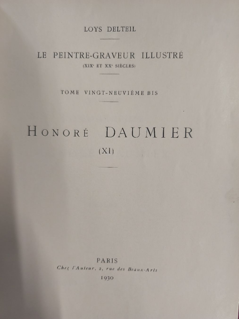 Libri: WERKVERZEICHNISSE - HONORE DAUMIER - – Usato da Goldach venduto da Gaip 6