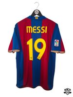 MESSI #19 Original FC Barcelona 2007-08 Home Trikot