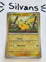 Pikachu Reverse Holo MEW 025 Englisch