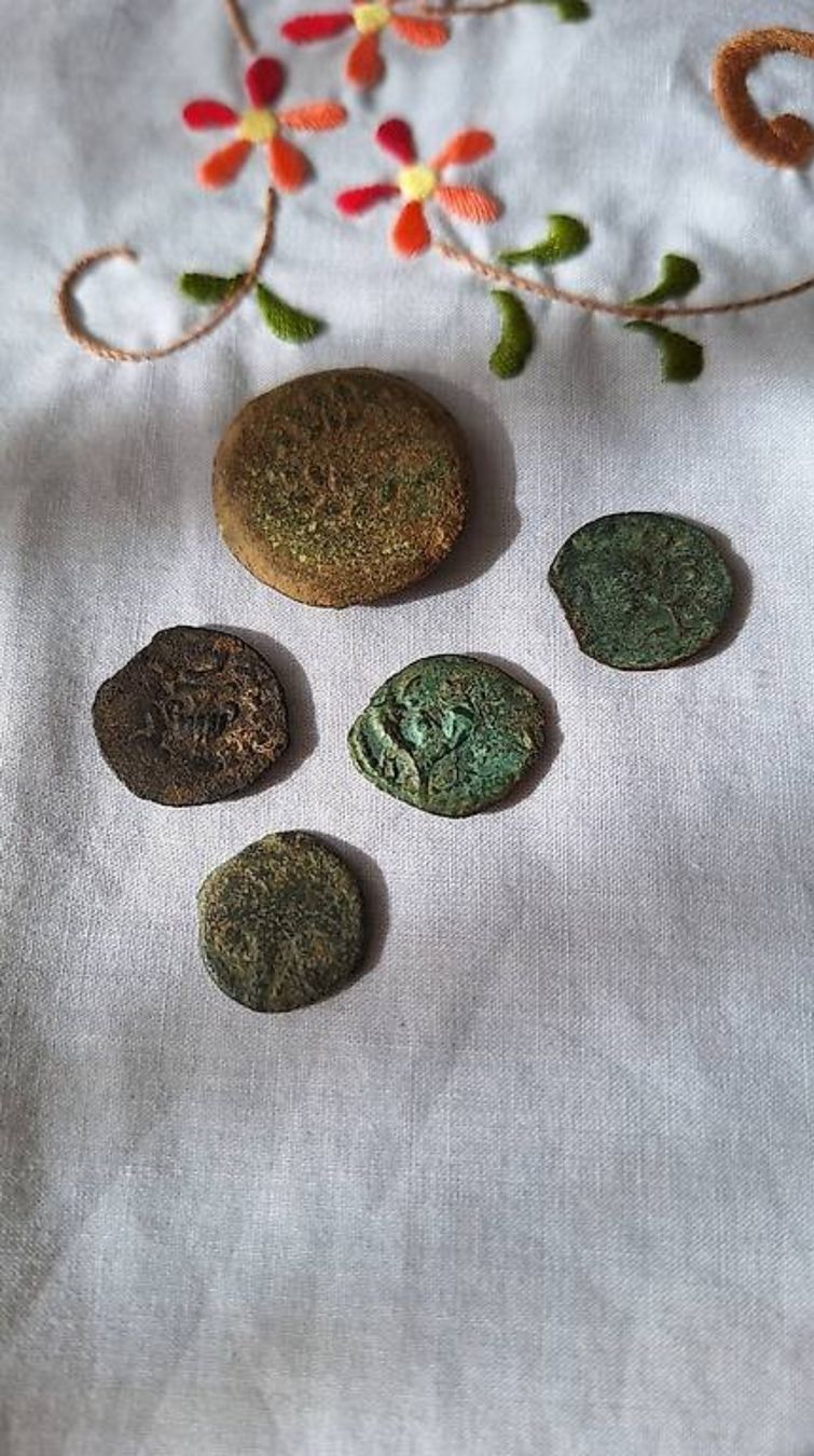 Toutes les monnaies: Antike Israel Münzsammlung, 5 Stk. – D'occasion à Zürich par anna3929
