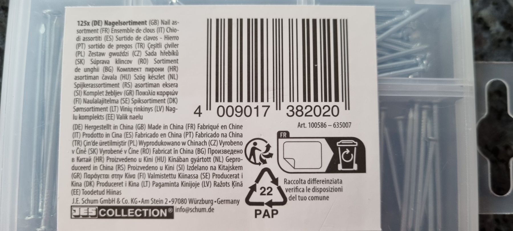 Tutti gli attrezzi: 125x Nagel Sortiment, diverse Groessen, neu – Nuovo (secondo la descrizione) da egliswil venduto da Maggy6 2