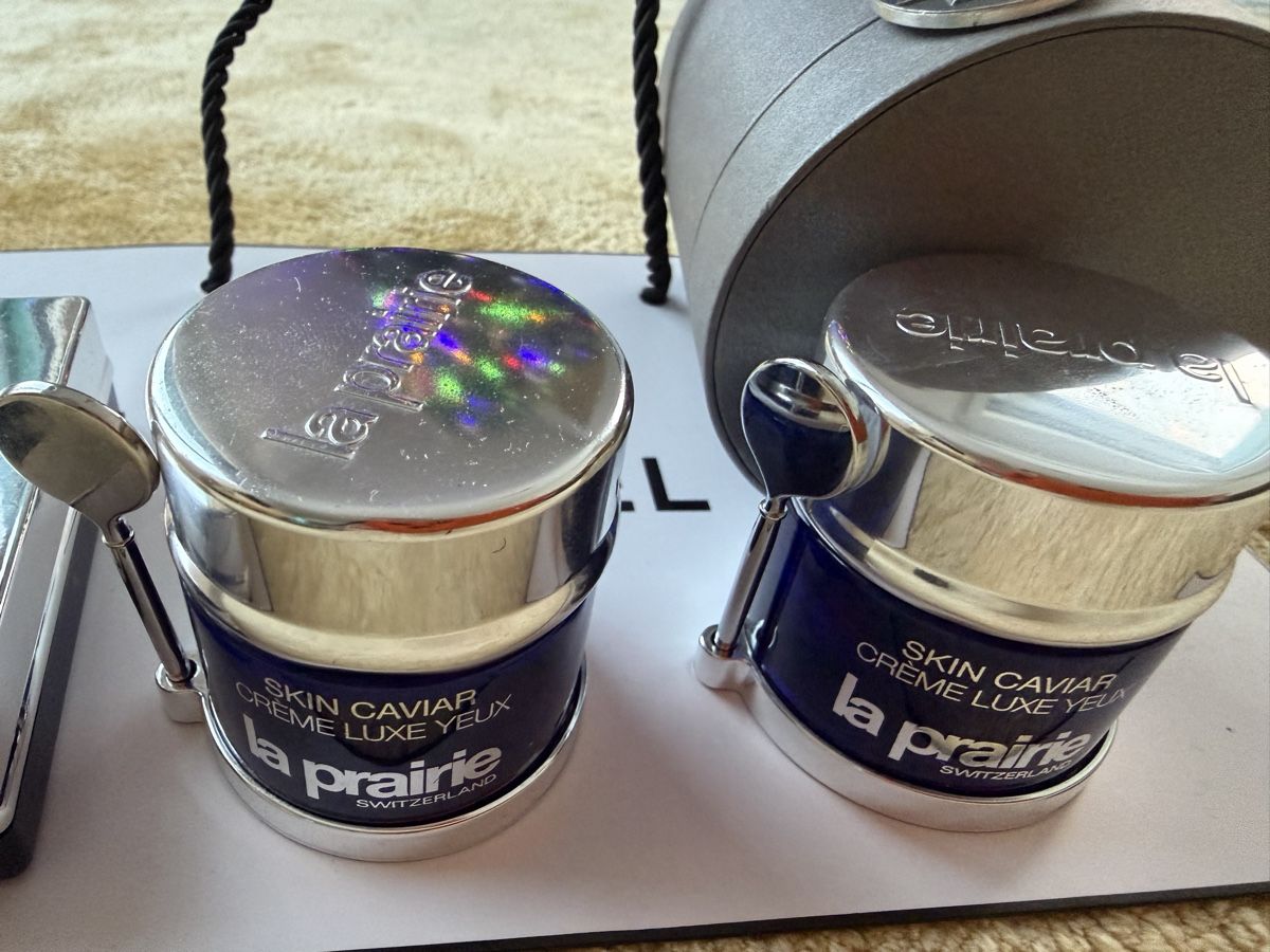 La Prairie Cura del viso: La Prairie  Leerer Glasbehälter x2, Puderverpackung  leer – Usato da Zumikon venduto da DamenFashionShop 1