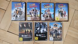 7 DVDs: Fünf Freunde / Die drei ??? / Die wilden Kerle