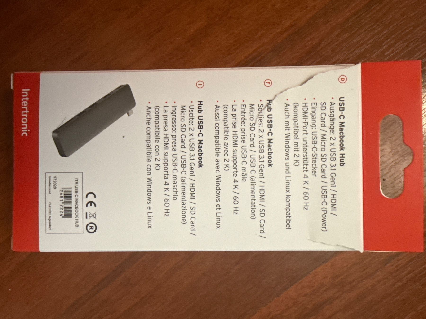 Hubs & Switches: USB-C MacBook Hub – Neuf (Voir description) à Delémont par dji_jf7p 1